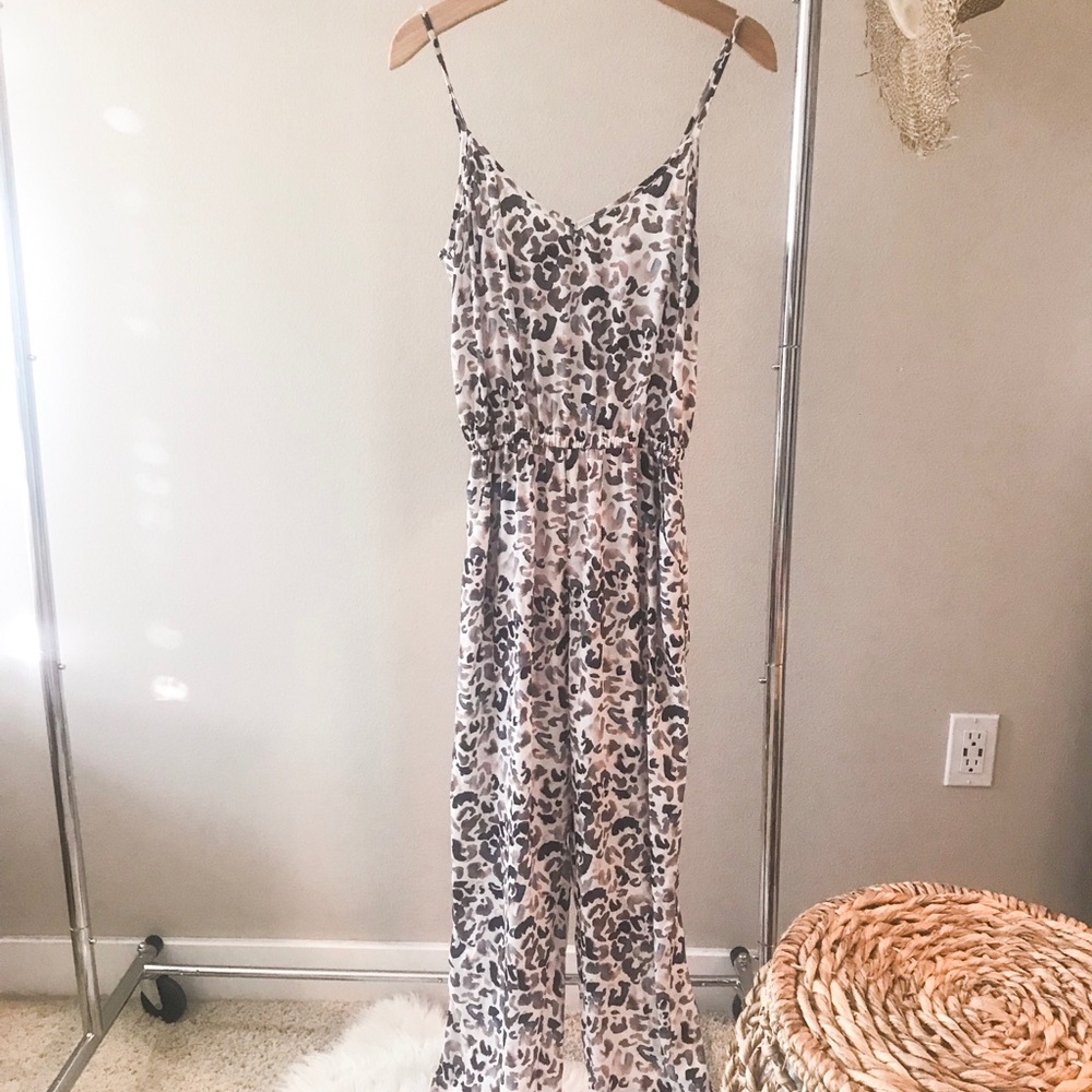 Show Me Your Mumu Leopard Jumpsuit